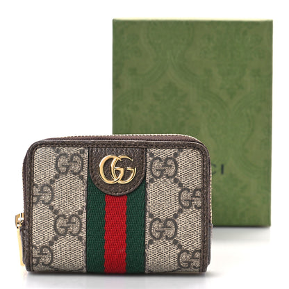 Gucci GG Supreme Monogram Web Ophidia Playing Card Case Beige New Acero 10 of 10