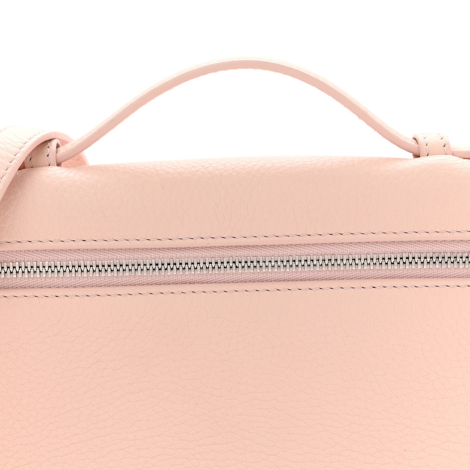 Loro Piana Grained Calfskin L19 Extra Pocket Pouch Candoglia