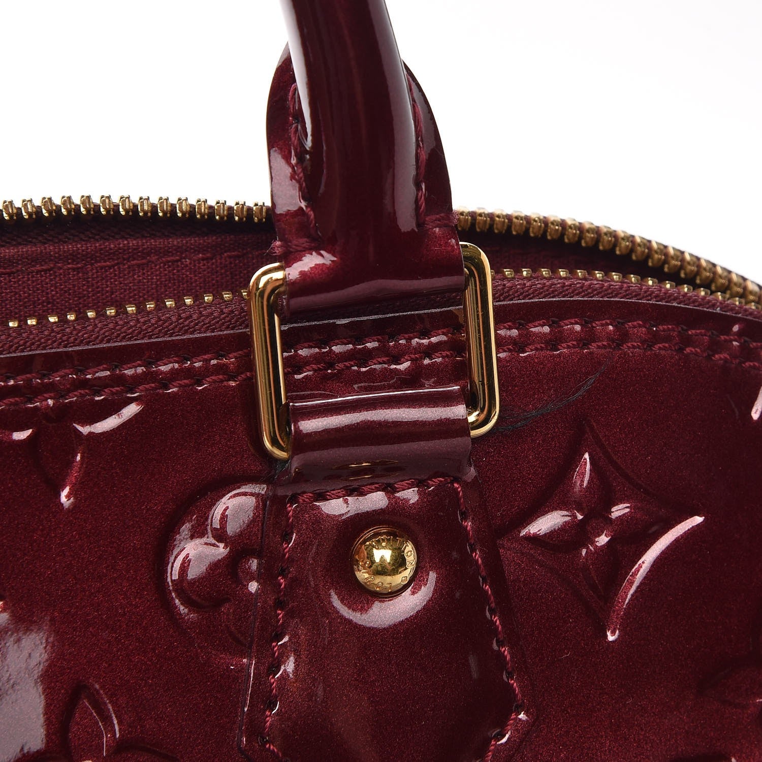 Louis Vuitton Vernis Alma PM Amarante 8 of 9