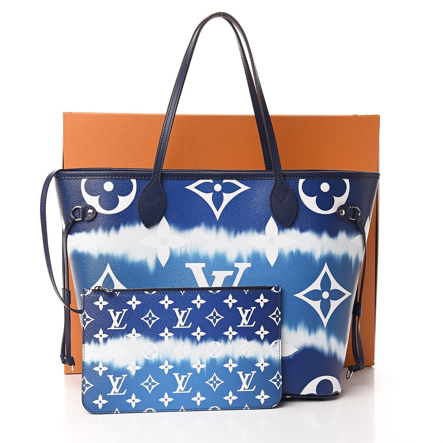 Monogram Escale Neverfull MM Blue