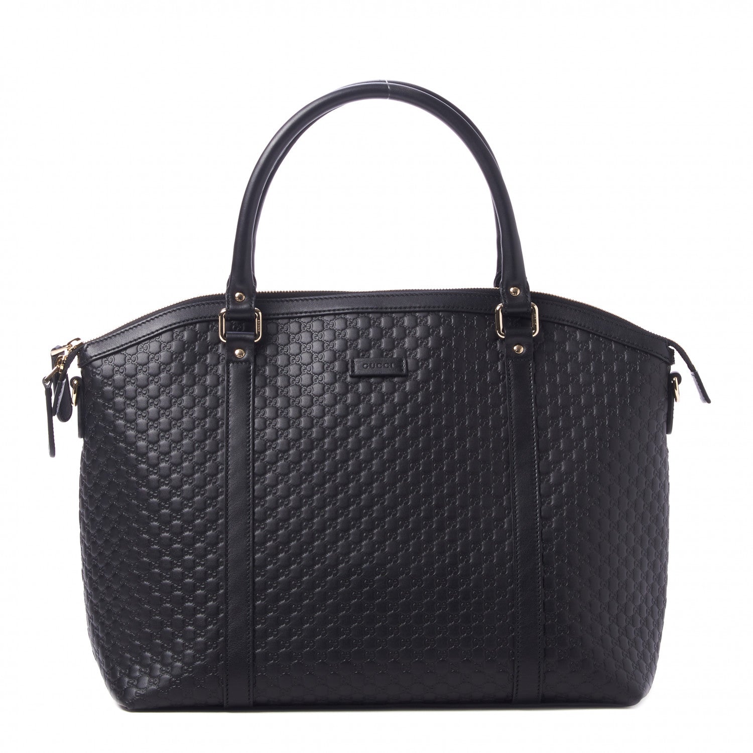 Gucci Soft Microguccissima Large Dome Satchel Black 1 of 8