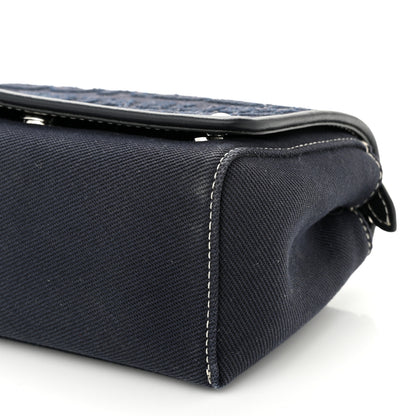 Burberry Cotton Canvas Horseferry Small Crossbody Bag Navy 10 of 11