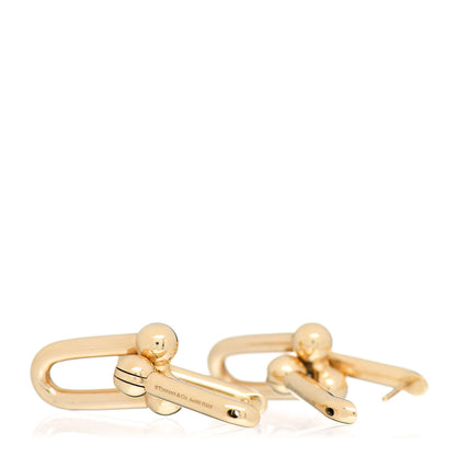 Tiffany 18K Yellow Gold Large HardWear Link Earrings 3 of 5
