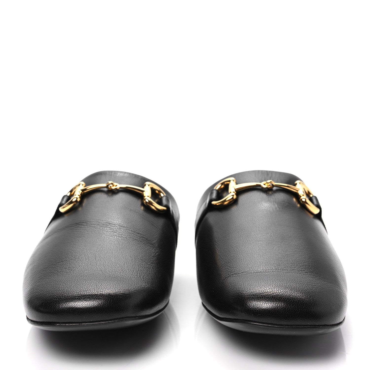 Gucci Goatskin Horsebit Men's Pericle Slippers 11 Black 2 of 9