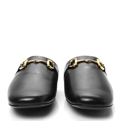 Gucci Goatskin Horsebit Men's Pericle Slippers 11 Black 2 of 9