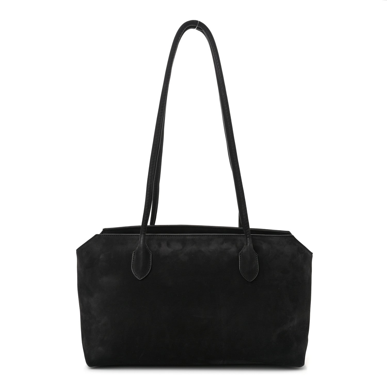 The Row Nubuck Terrasse Bag Black 1 of 9