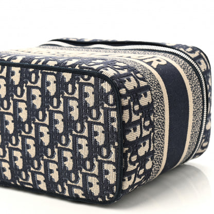 Christian Dior Oblique Diortravel Vanity Case Blue 9 of 10
