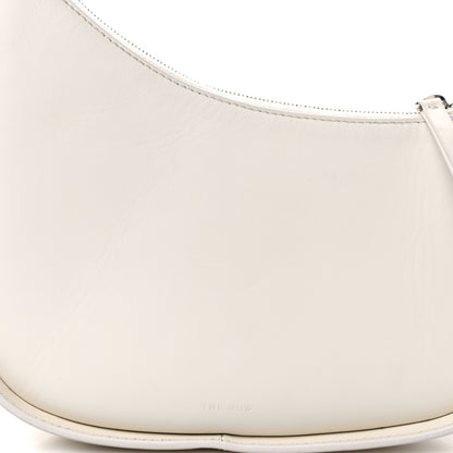 The Row Smooth Calfskin Half Moon Shoulder Bag New Ivory 7 of 14
