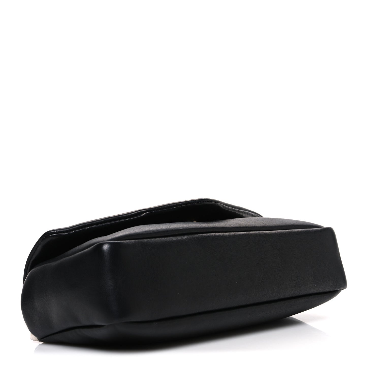 Plunged Lambskin Calypso Black