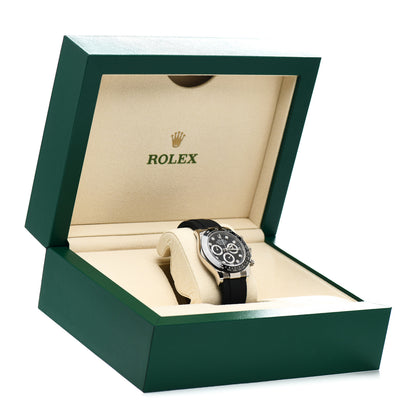 Rolex 18K White Gold Oysterflex Diamond 40mm Oyster Perpetual Cosmograph Daytona Watch Black 116519LN 5 of 5