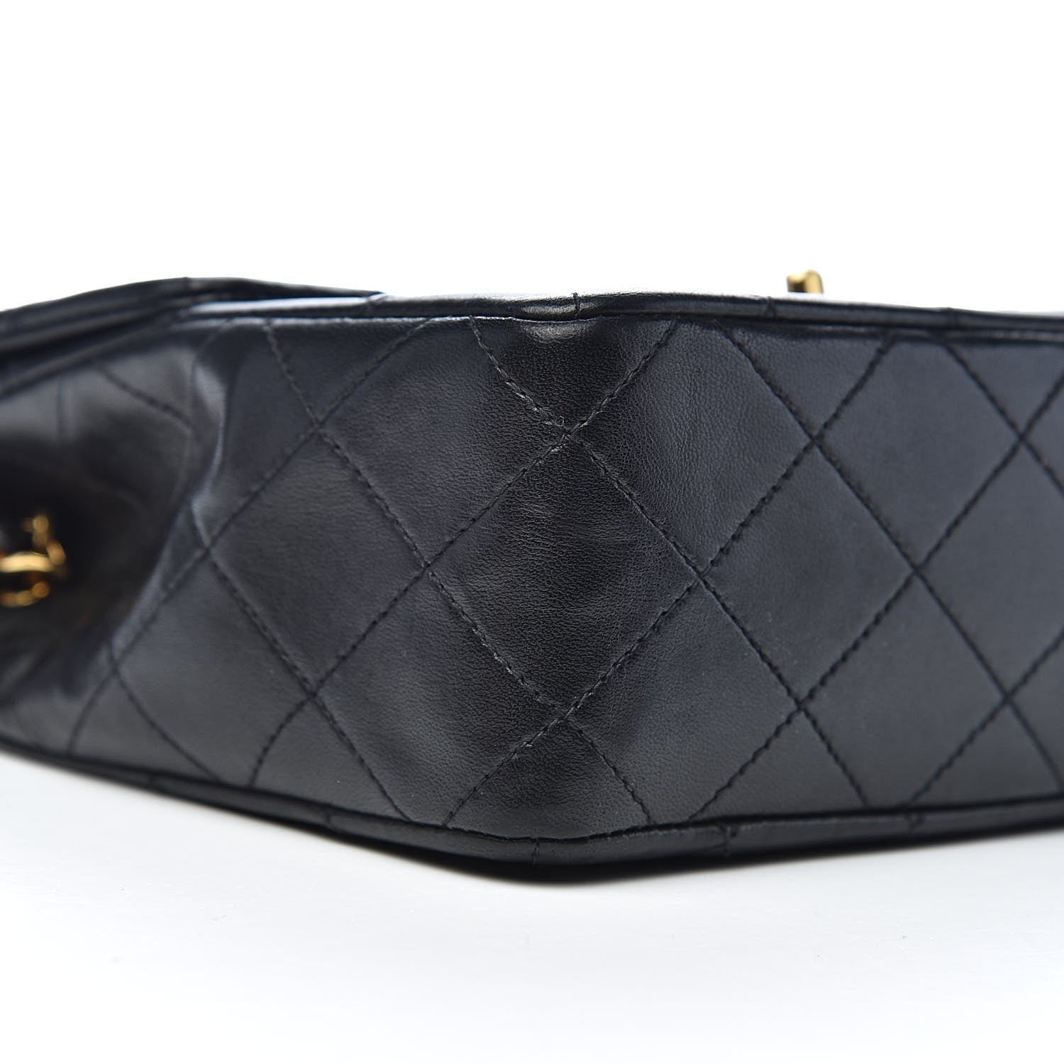 Chanel Lambskin Quilted Mini Square Flap Black 8 of 11
