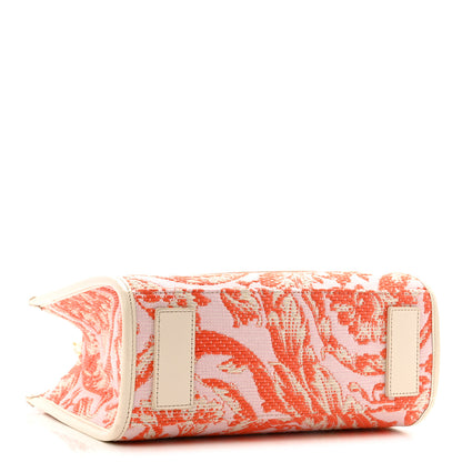 Versace Jacquard Barocco Small Athena Tote White Multicolor 4 of 13
