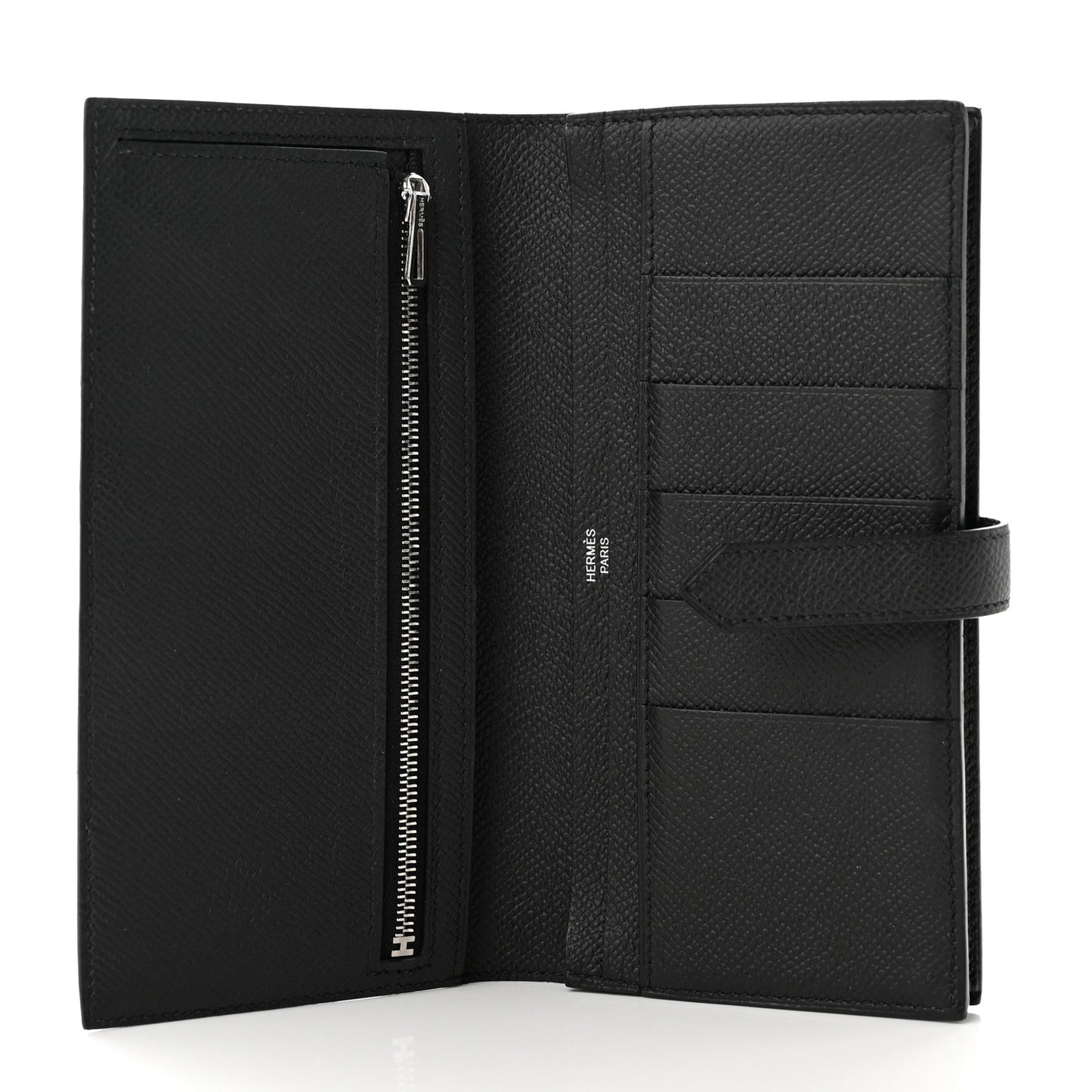 Epsom Monochrome Bearn Gusset Wallet Black