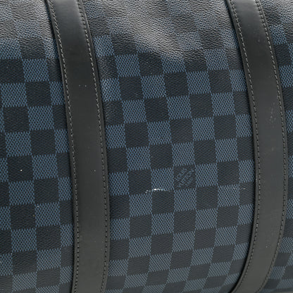 Louis Vuitton Damier Cobalt Keepall Bandouliere 55 15 of 15