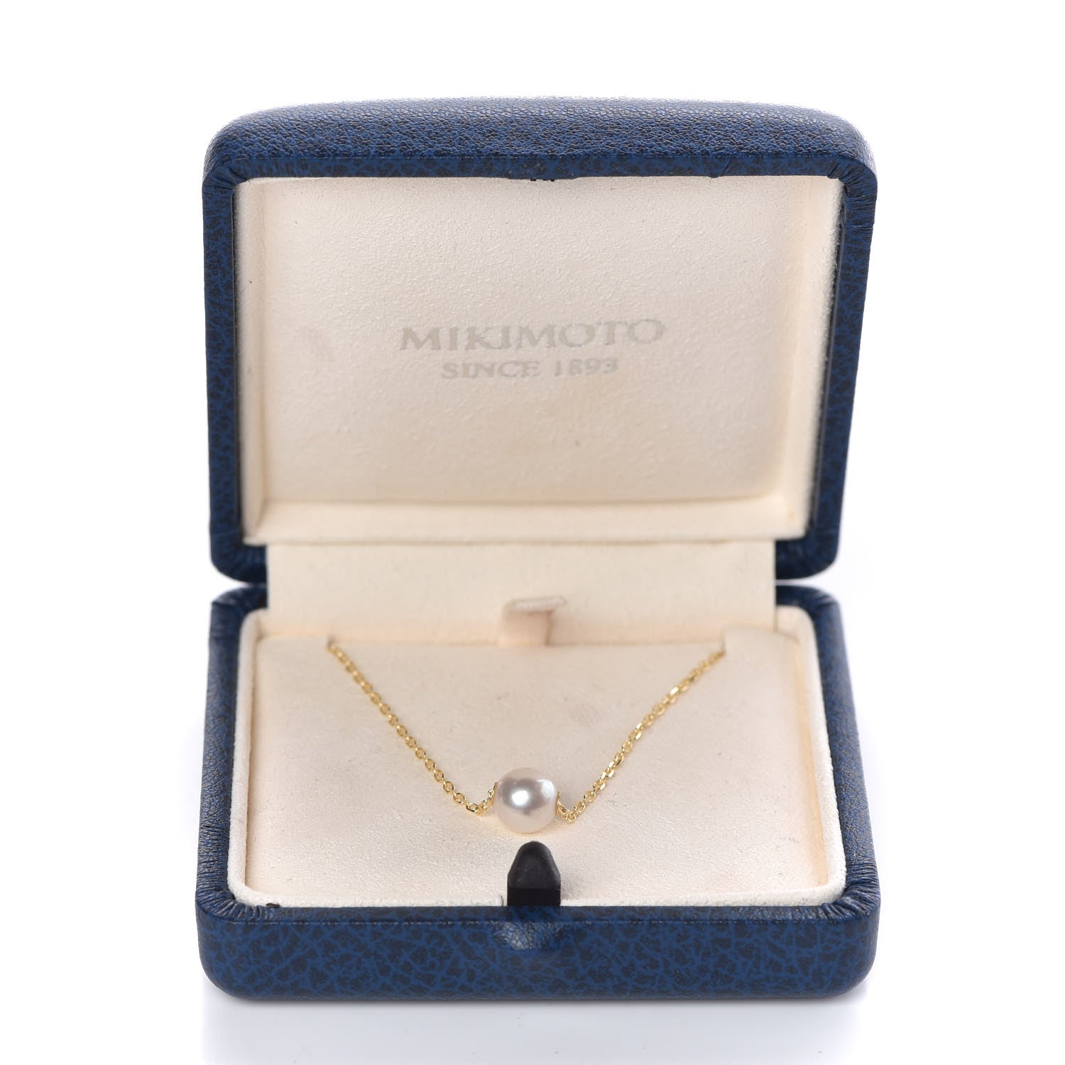 Mikimoto 18K Yellow Gold Akoya Pearl 8mm Single Pendant Necklace 6 of 6