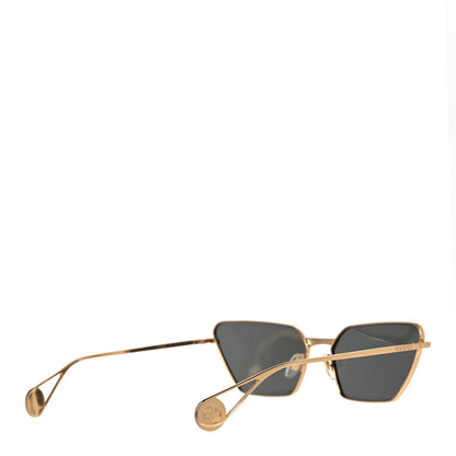 Gucci Rectangular Sunglasses GG0538S Gold Black 6 of 7