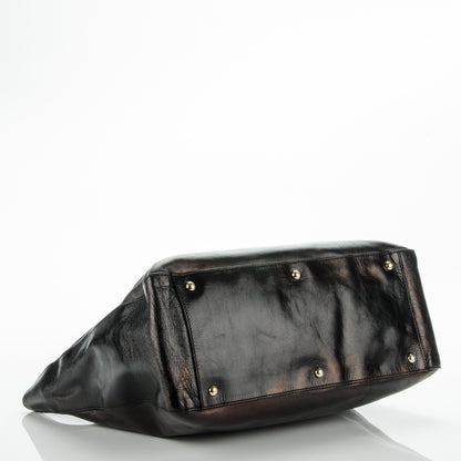 Fendi Vitello Acqua Large Twins Tote Black 4 of 8