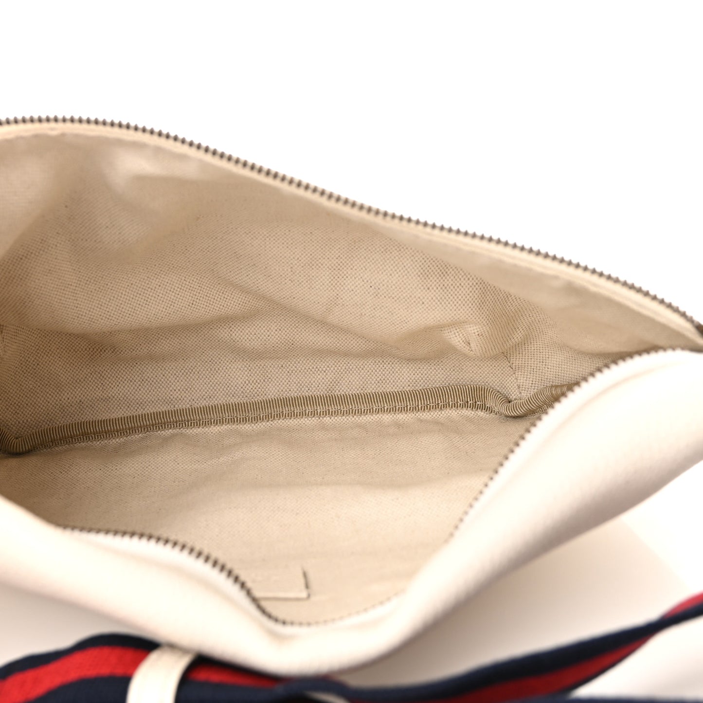 Grained Calfskin Logo Belt Bag White