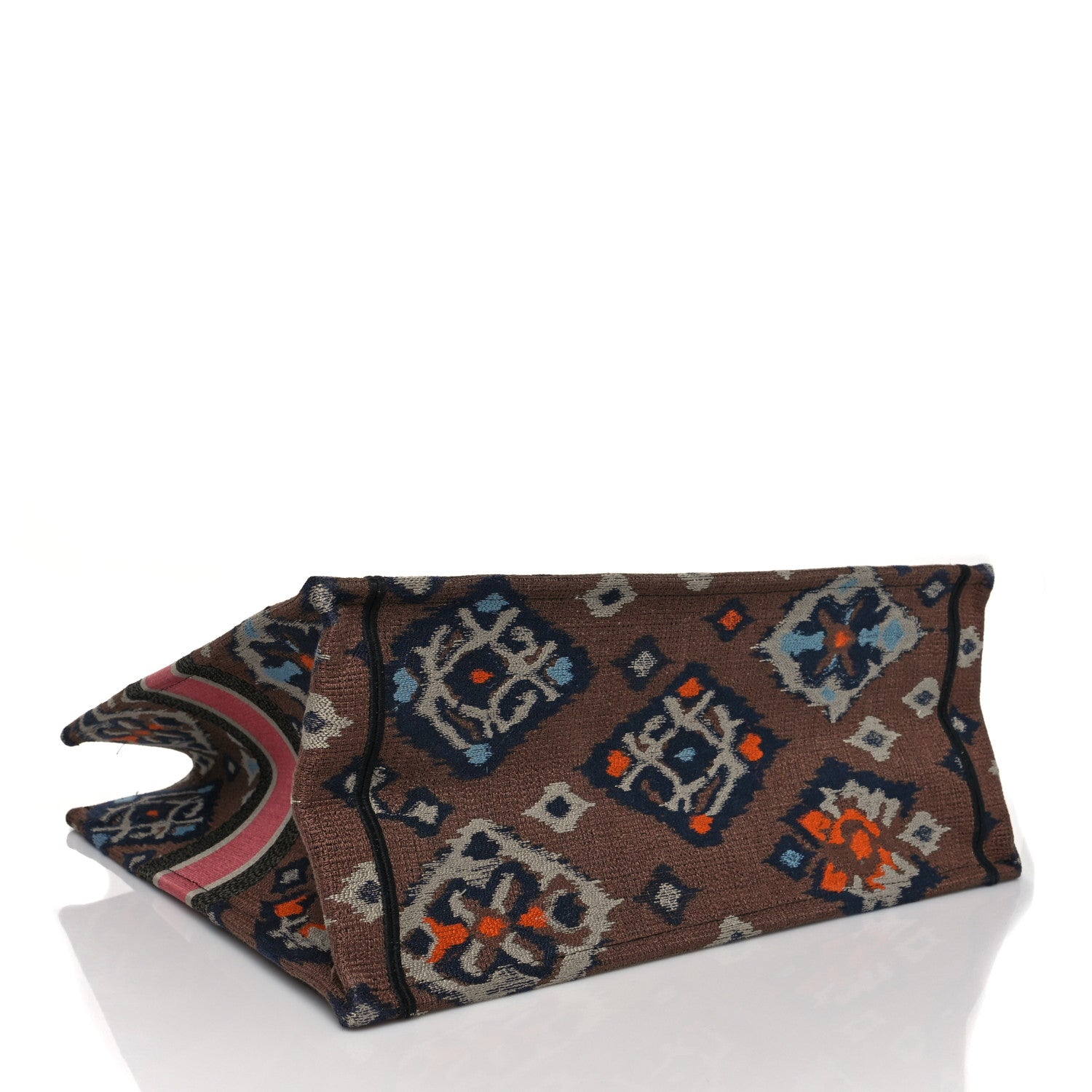 Christian Dior Canvas Embroidered Large Broderie Dior Flowers Book Tote Multicolor 4 of 11