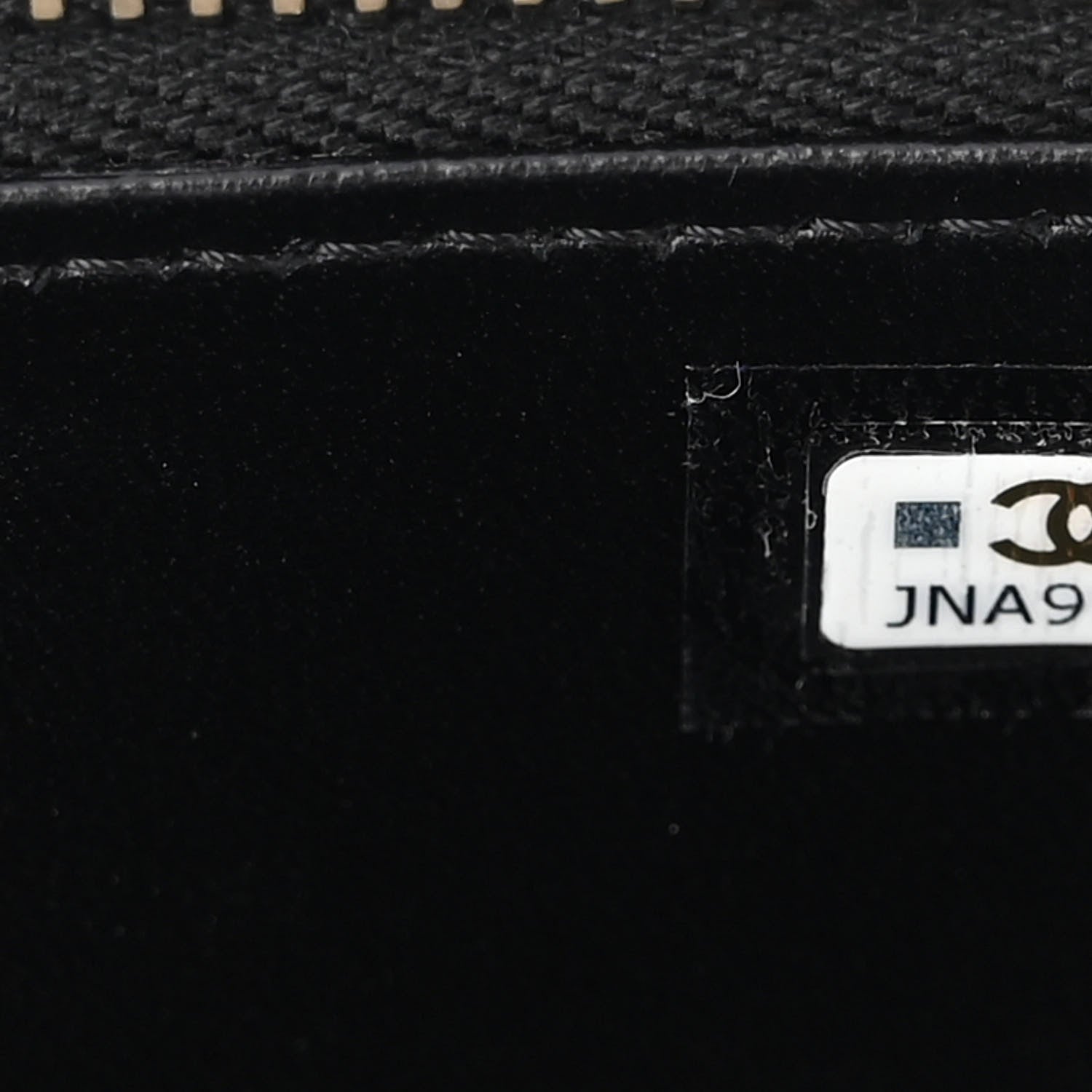 Chanel Lambskin Quilted Metal Small Top Handle Vanity Case With Chain Black 12 of 19