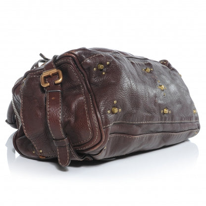 Chloe Leather Paddington Satchel Chocolate 4 of 9