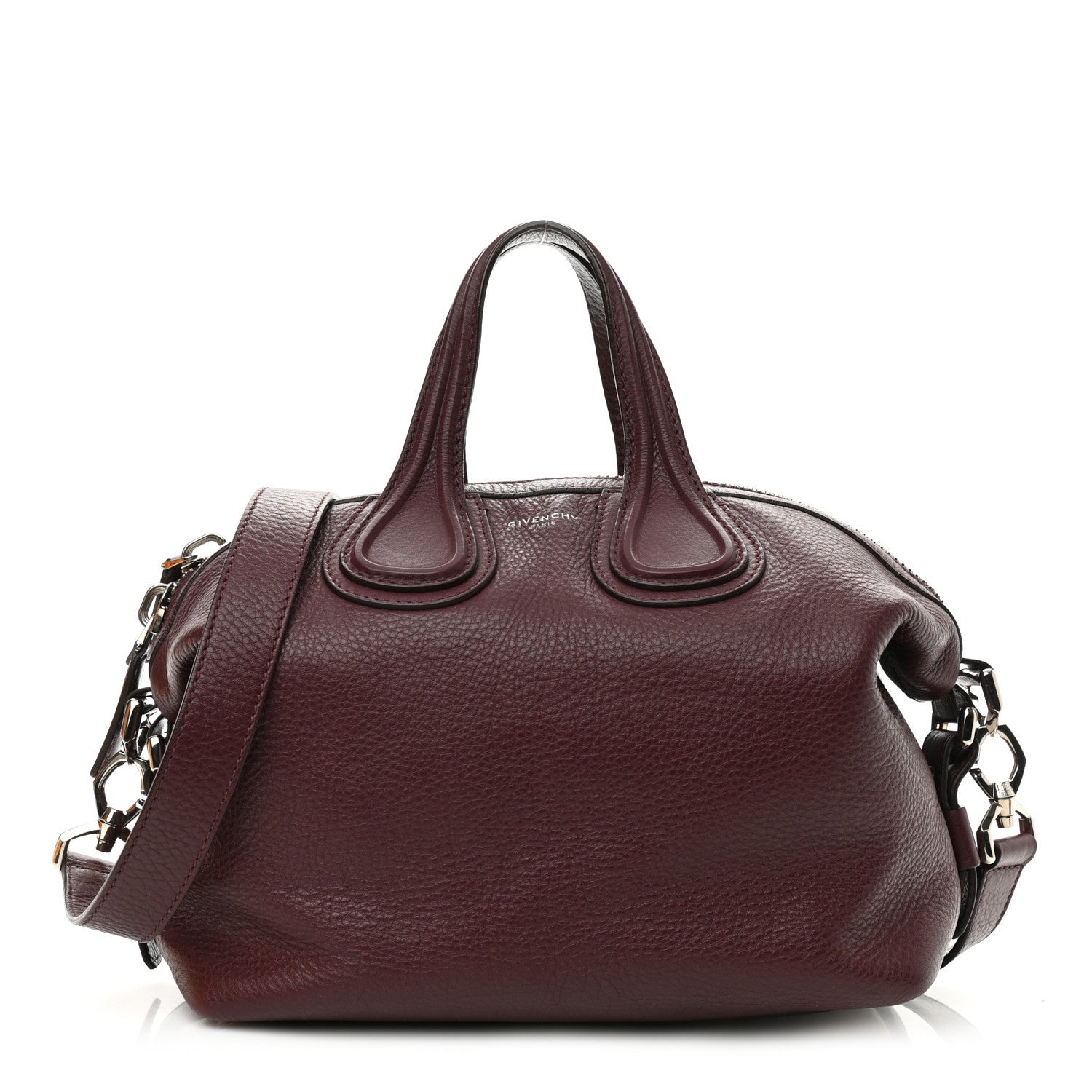 Givenchy Waxy Grained Calfskin Small Nightingale Oxblood 1 of 10