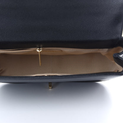 Chanel Caviar Carry Around Flap Bag Black 5 of 9