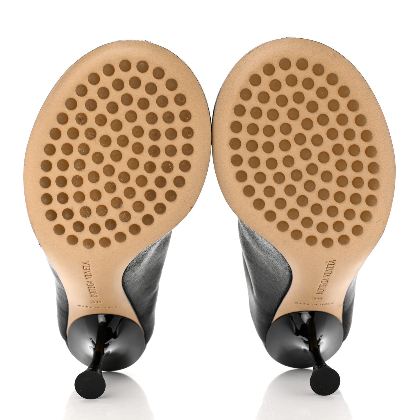 Stretch Nappa Dot Pumps 36 Black