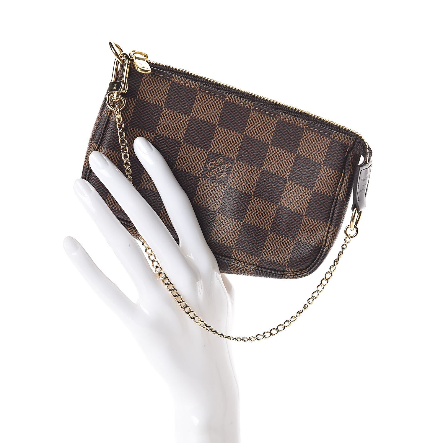 Louis Vuitton Damier Ebene Mini Pochette Accessories 2 of 6