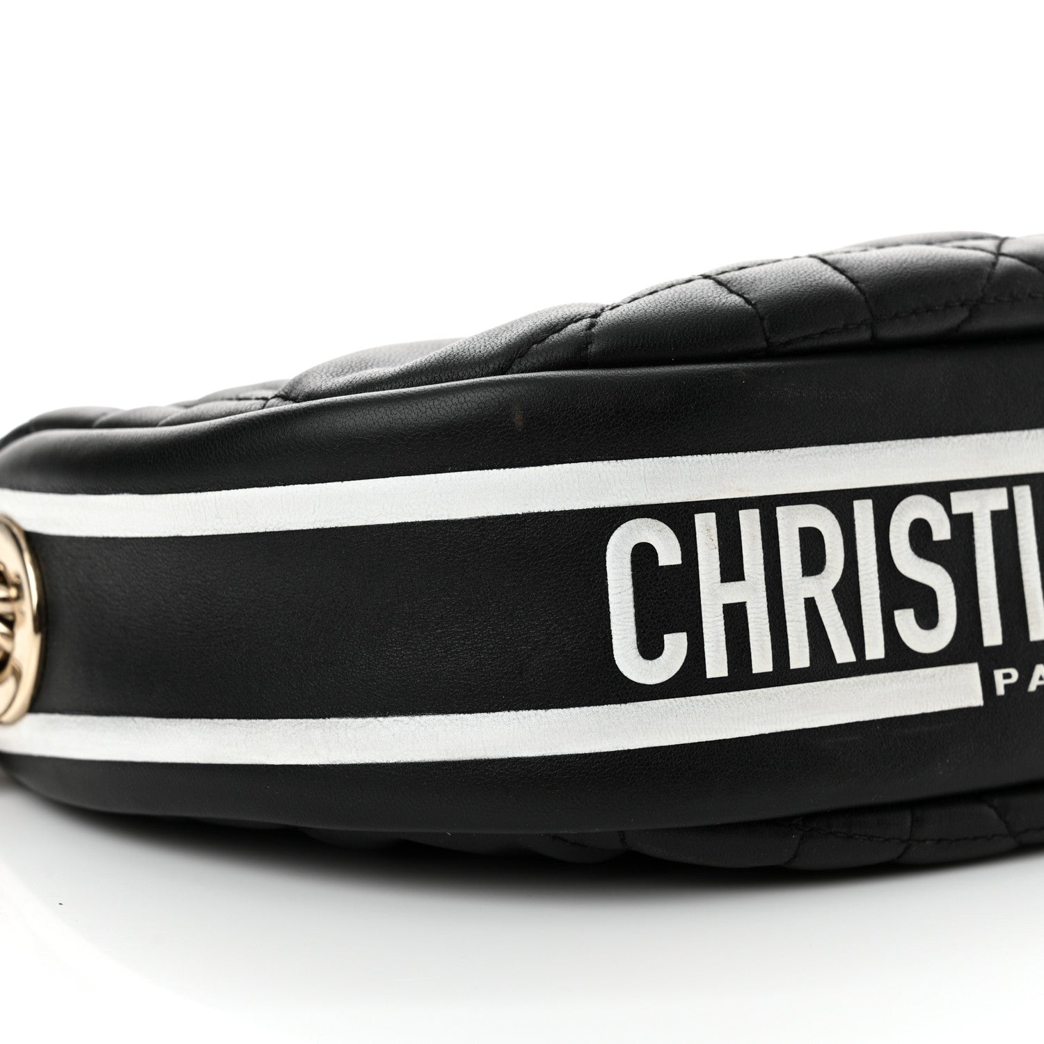 Christian Dior Lambskin Cannage Small Dior Vibe Hobo Bag Black 9 of 11