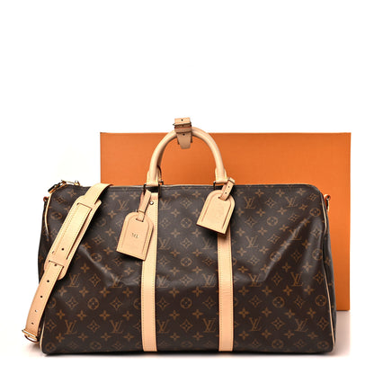 Louis Vuitton Monogram Keepall Bandouliere 50 10 of 10