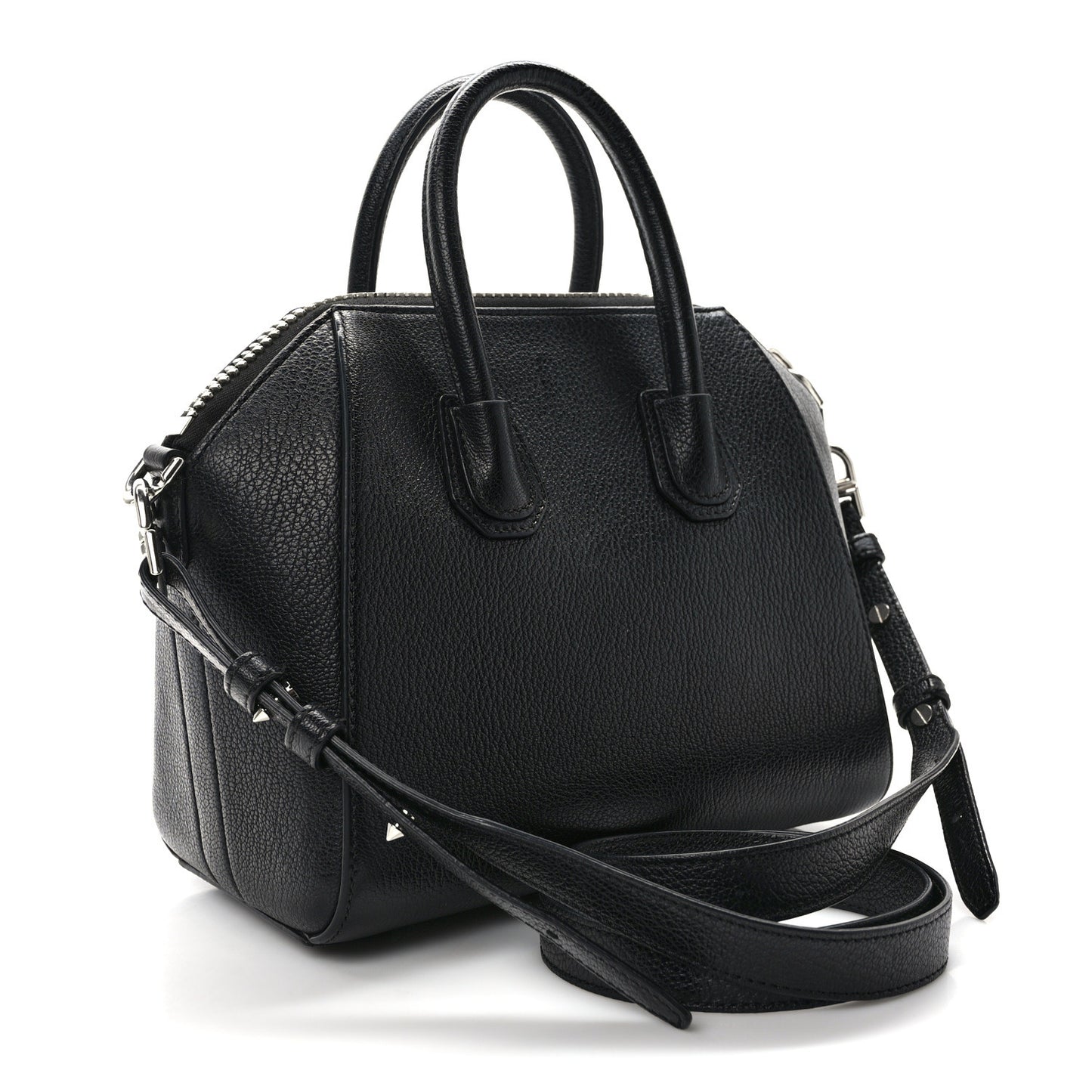 Sugar Goatskin Mini Antigona Black