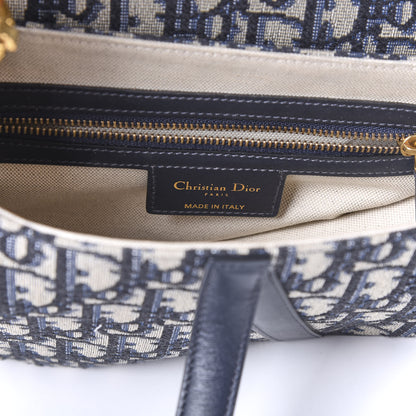 Christian Dior Oblique Saddle Bag Blue 7 of 10