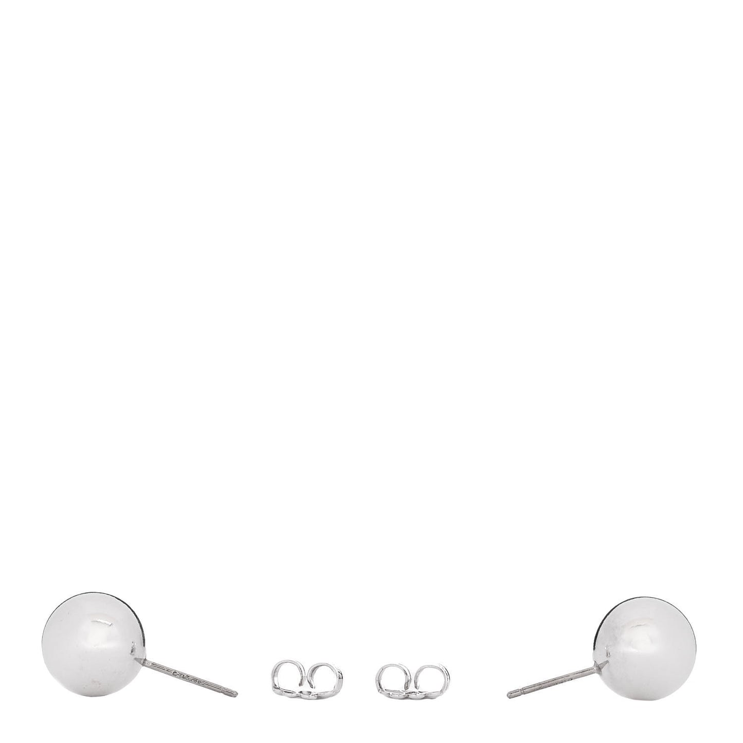 Sterling Silver 10mm HardWear Ball Earrings