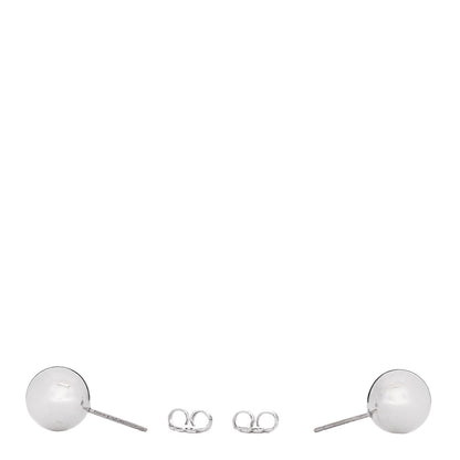 Tiffany Sterling Silver 10mm HardWear Ball Earrings 3 of 5