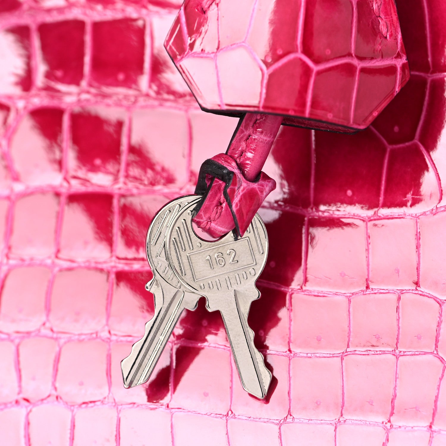 Hermes Shiny Porosus Crocodile Birkin 25 Rose Mexico 31 of 36