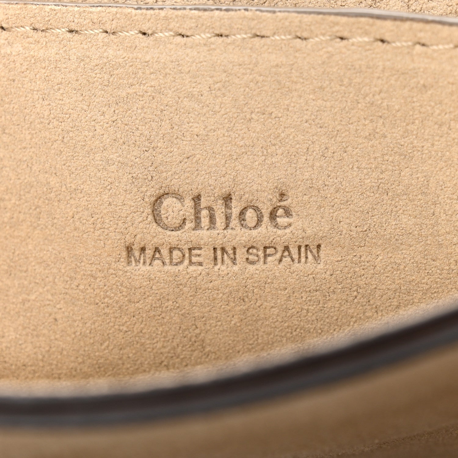 Chloe Suede Calfskin Small Faye Shoulder Bag Tobacco 5 of 10