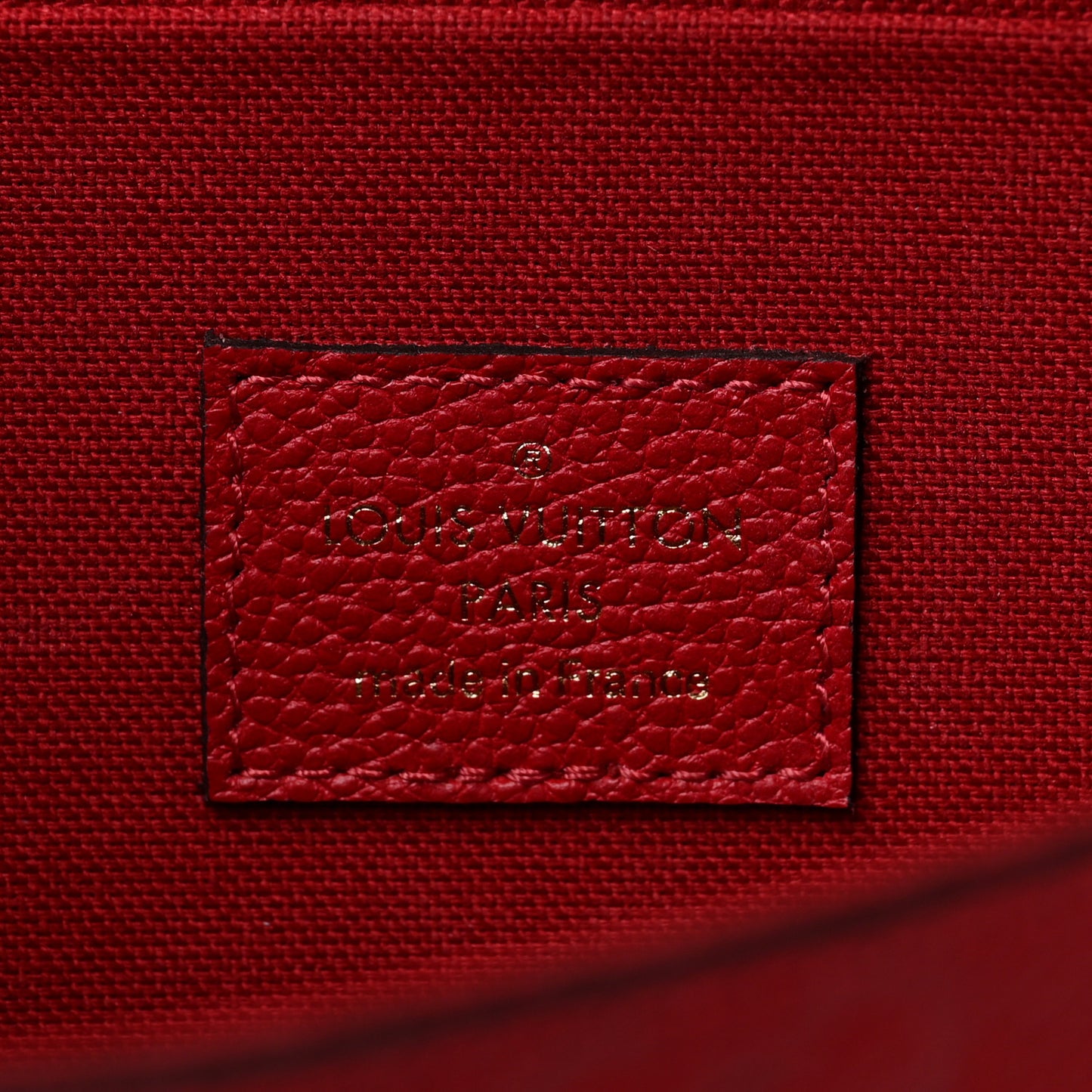 Empreinte Pochette Felicie Chain Wallet Scarlet