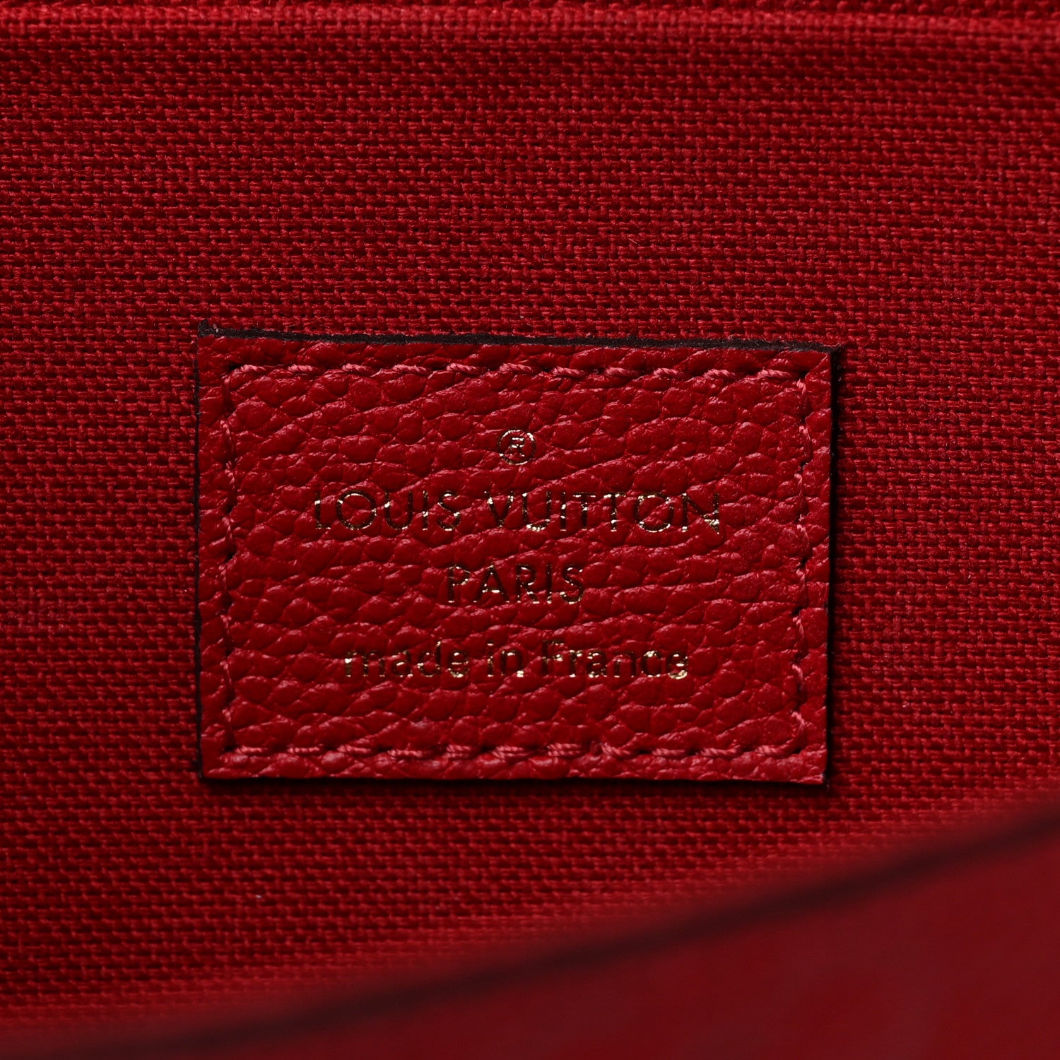 Louis Vuitton Empreinte Pochette Felicie Chain Wallet Scarlet 7 of 10