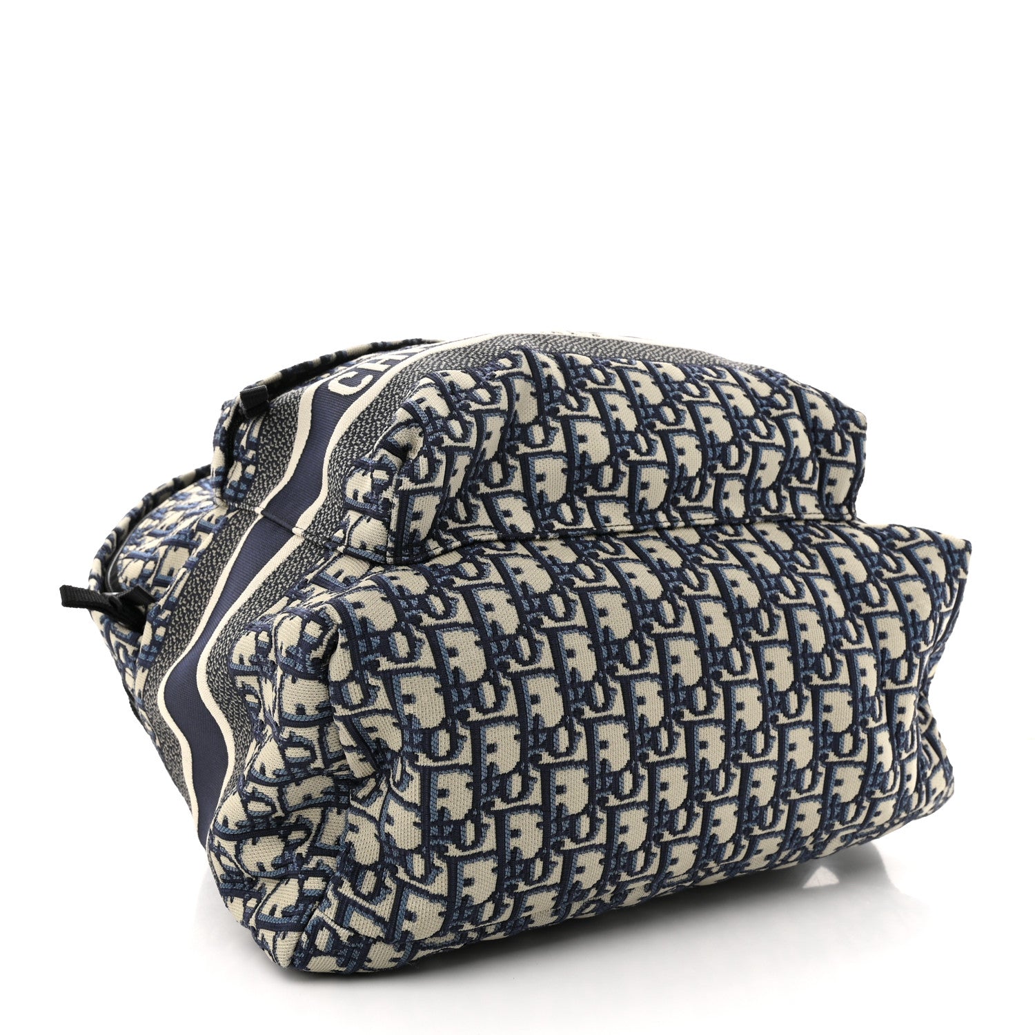 Christian Dior Oblique Diortravel Backpack Blue 4 of 14