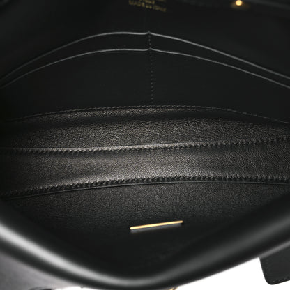 Balenciaga Smooth Calfskin Small Bel Air Clutch On Strap Black 5 of 9