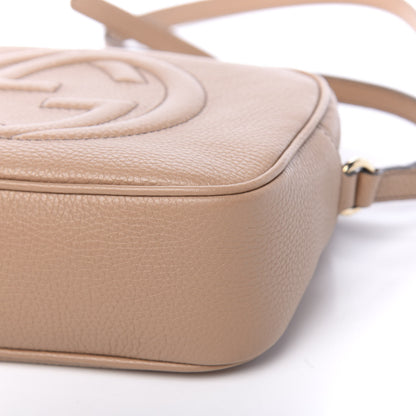 Gucci Pebbled Calfskin Small Soho Disco Bag Camelia 10 of 11