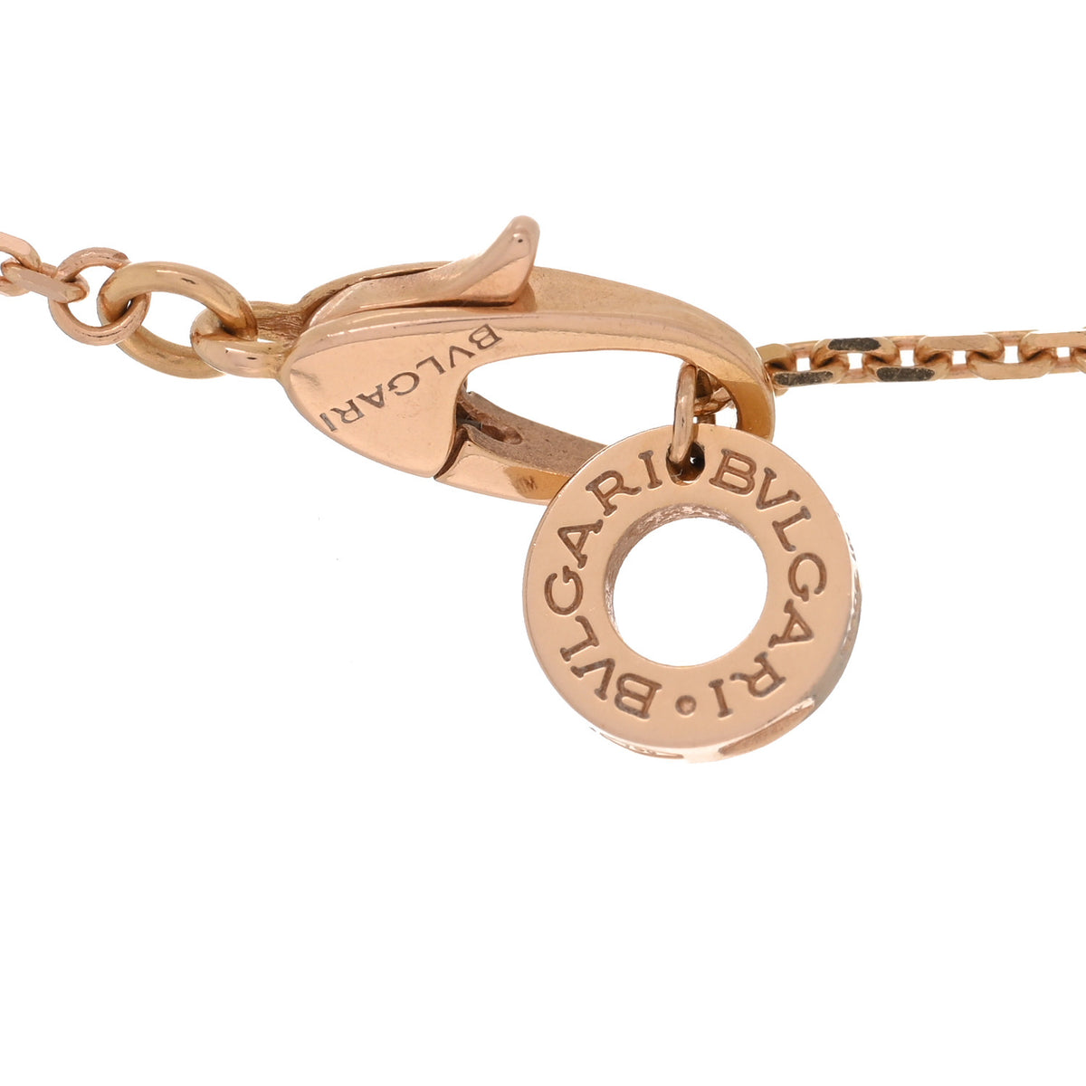 18K Rose Gold Diamond Mother of Pearl Divas' Dream Pendant Necklace