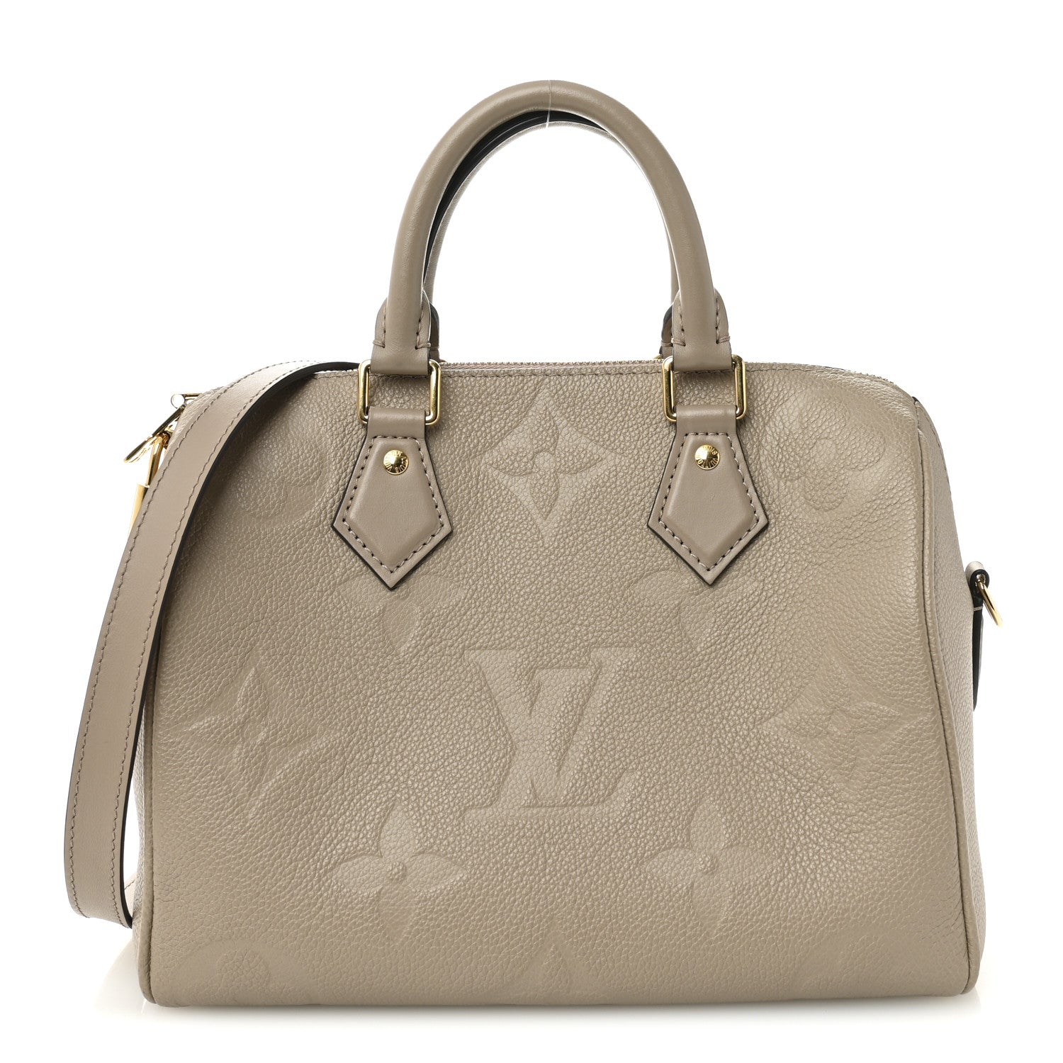 Louis Vuitton Empreinte Monogram Giant Speedy Bandouliere 25 Tourterelle 1 of 9