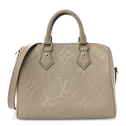 Louis Vuitton Empreinte Monogram Giant Speedy Bandouliere 25 Tourterelle 1 of 9
