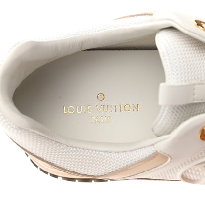 Louis Vuitton Calfskin Damier Azur Run Away Sneakers 37 White 7 of 8