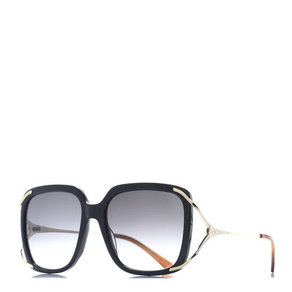 Gucci Acetate Butterfly Sunglasses GG0647S Black White 1 of 6