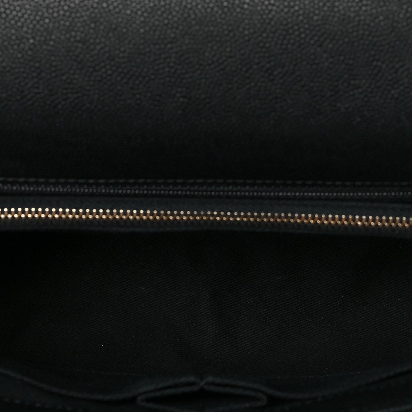 Caviar Lizard Embossed Quilted Small Coco Handle Flap Black