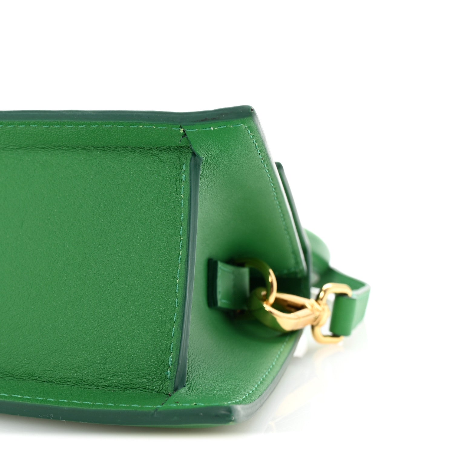 Jacquemus Smooth Calfskin Le Chiquito Moyen Green 9 of 9