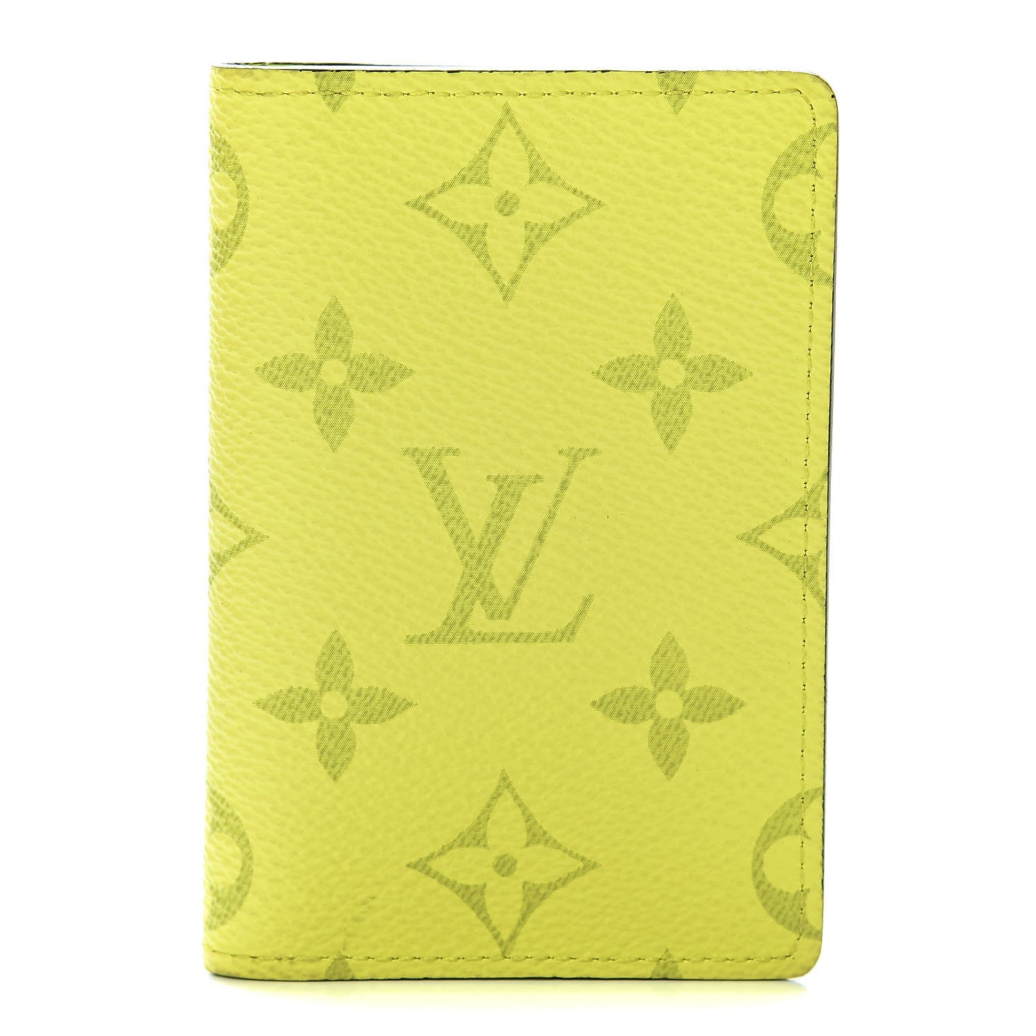 Louis Vuitton Monogram Taiga Pocket Organizer Yellow 1 of 8